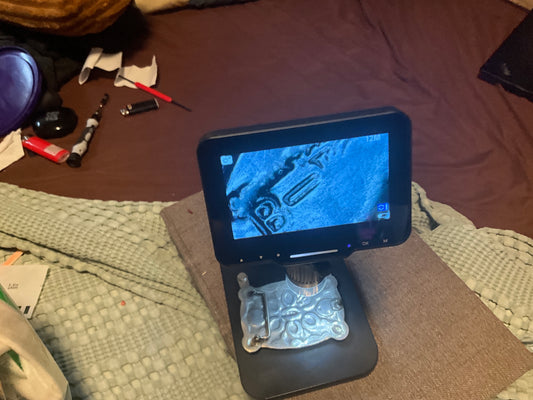 Vintage B-K Silversmiths Nickel Silver Belt Buckle – Rearing Horse Design – 1970s