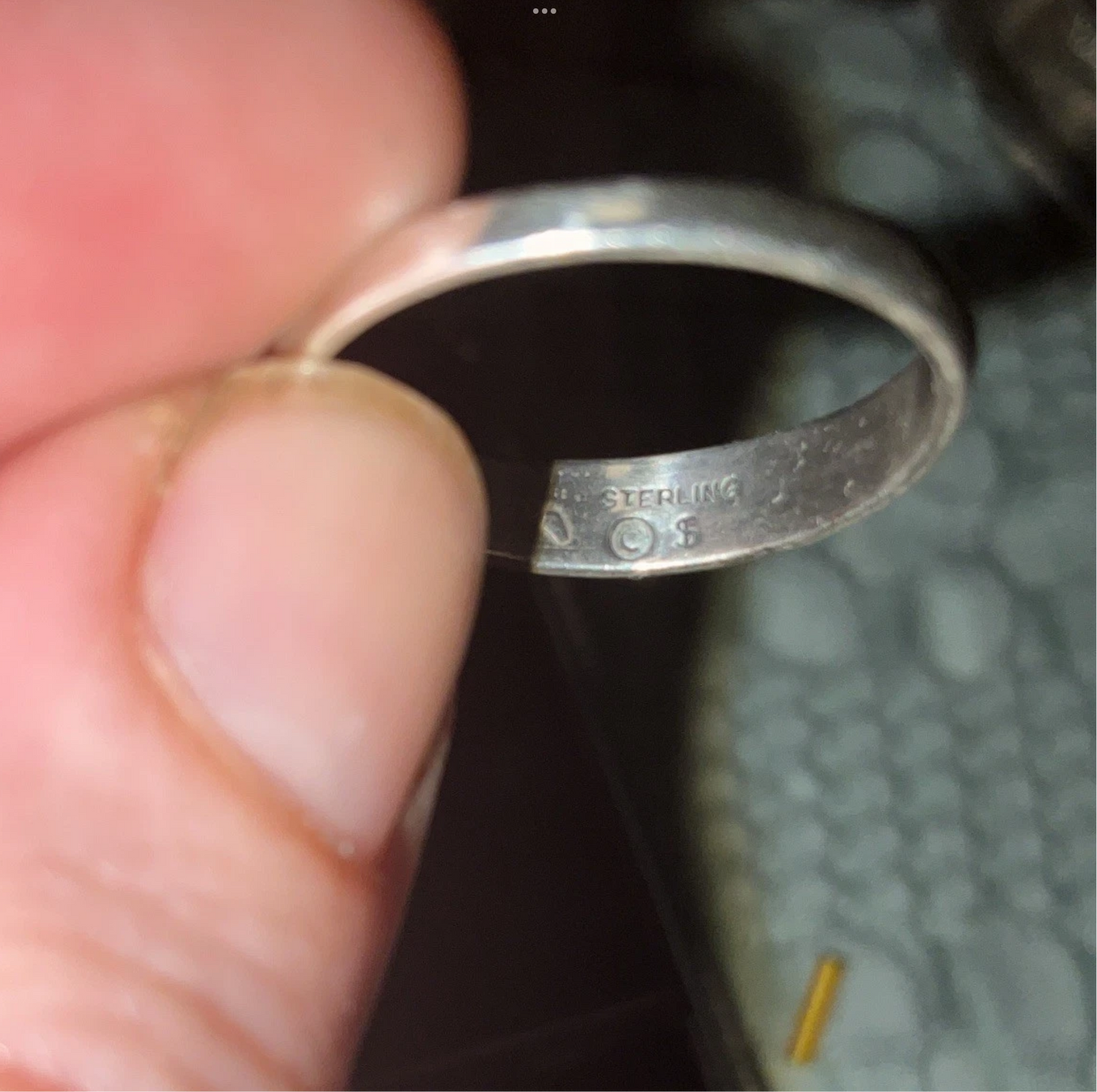Vintage Sterling 925 Band Ring Celtic Design