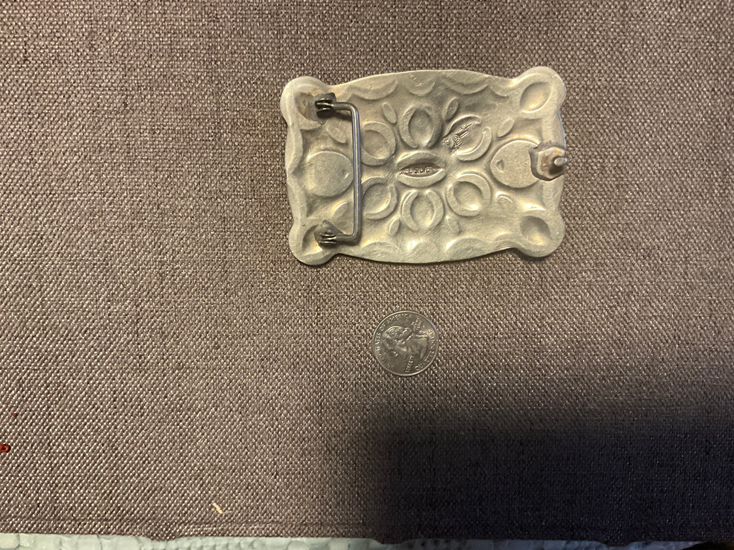 Vintage B-K Silversmiths Nickel Silver Belt Buckle – Rearing Horse Design – 1970s