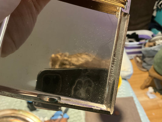 Vintage German Engraved Cigarette Case – Pre-WWII / Early Postwar Silver-Tone