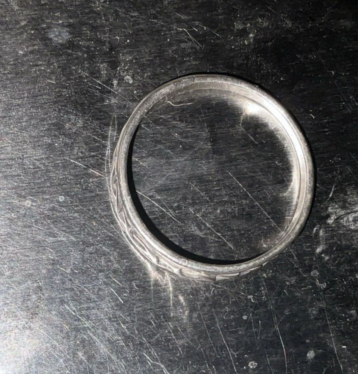 Vintage Sterling 925 Band Ring Celtic Design