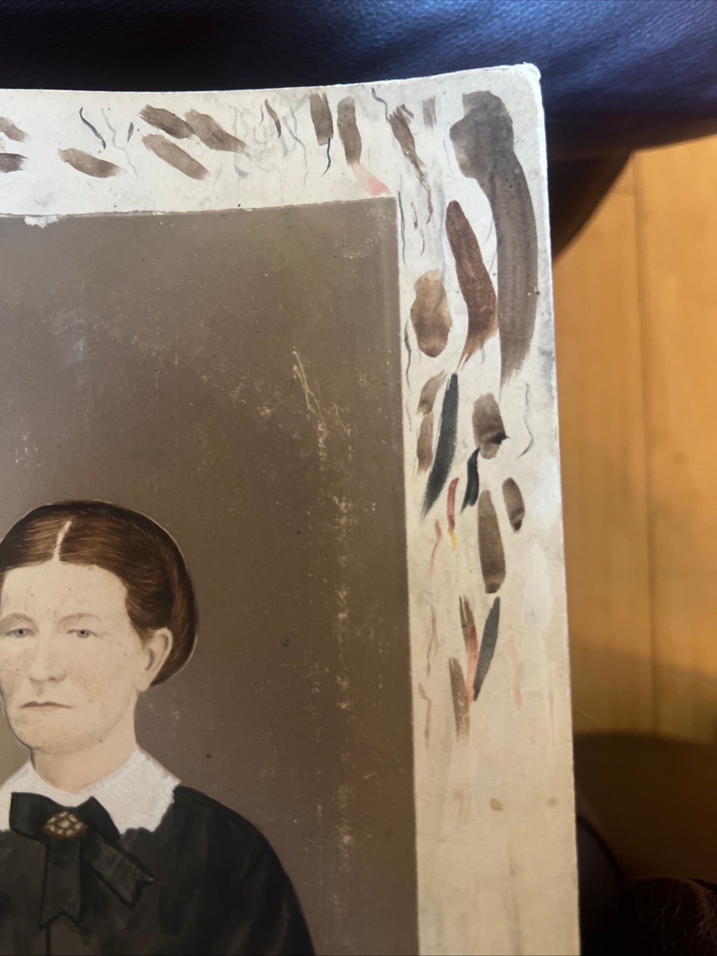 Vintage Painting of Georde and Hulda Draper