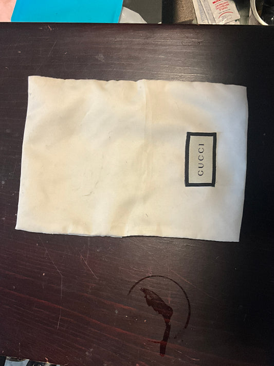 Authentic Gucci 100% Polyester Dust Bag – Small Accessory Pouch