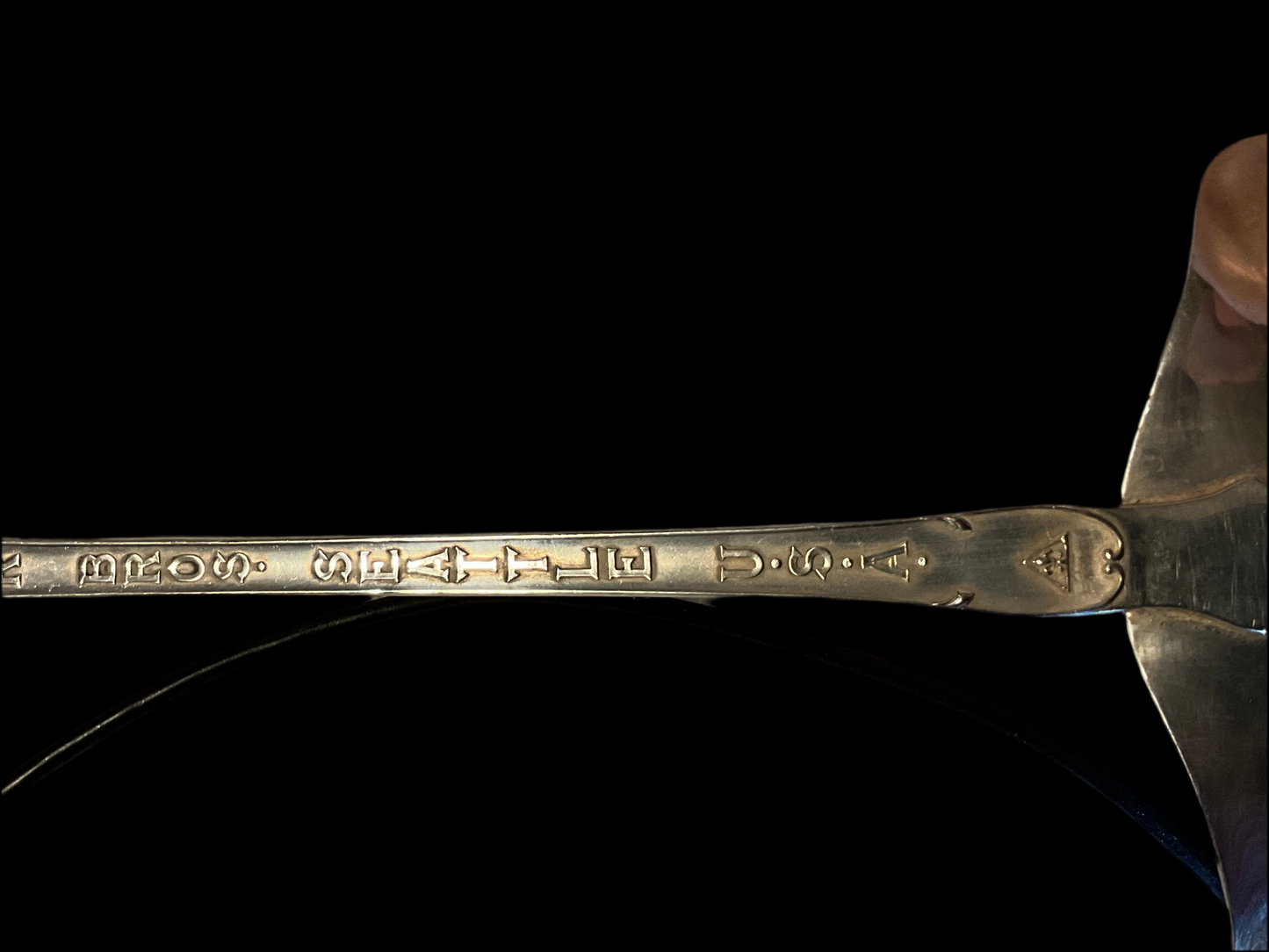 1906 Kreielsheimer Bros. Seattle Silverplate Souvenir Ladle – “Compliments of the Season” Advertising Gift