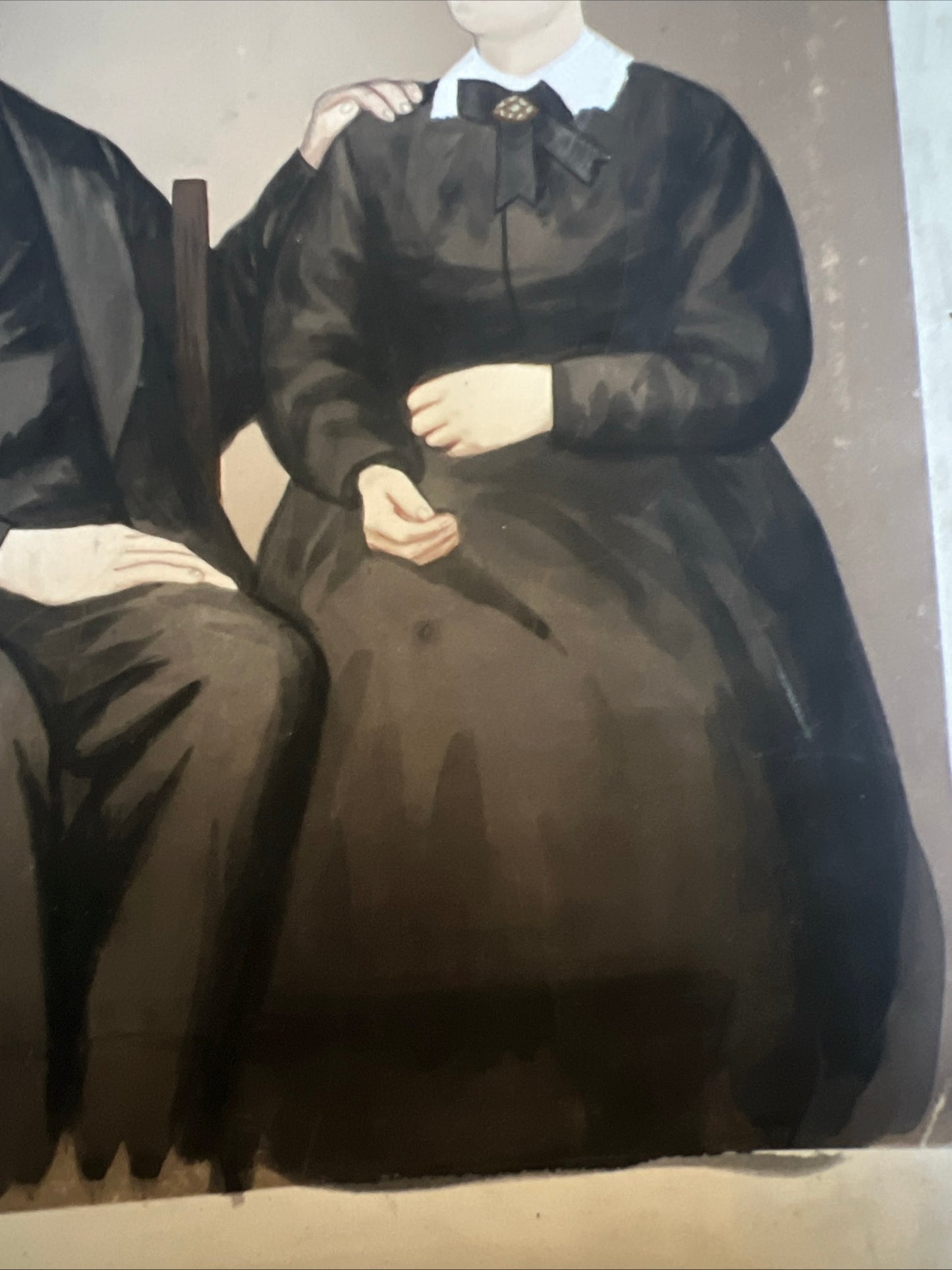 Vintage Painting of Georde and Hulda Draper