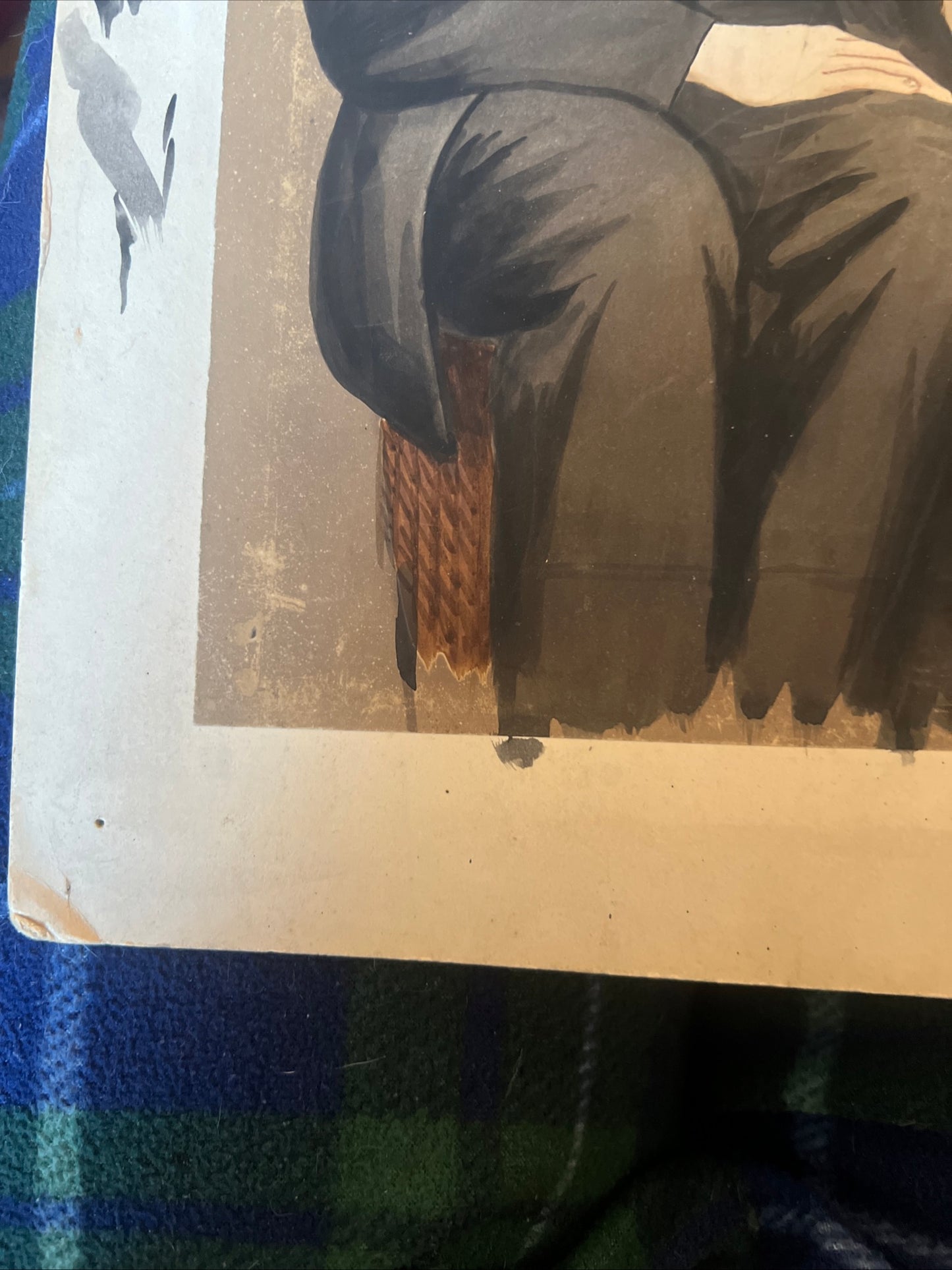 Vintage Painting of Georde and Hulda Draper