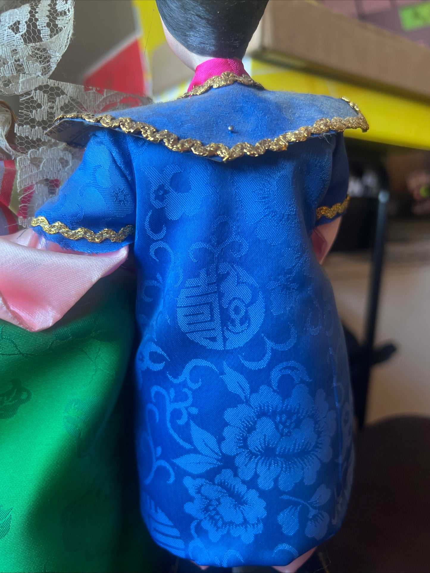 Korean Traditional Handicraft Hanbok Dolls Wedding Collectible Figure Gift