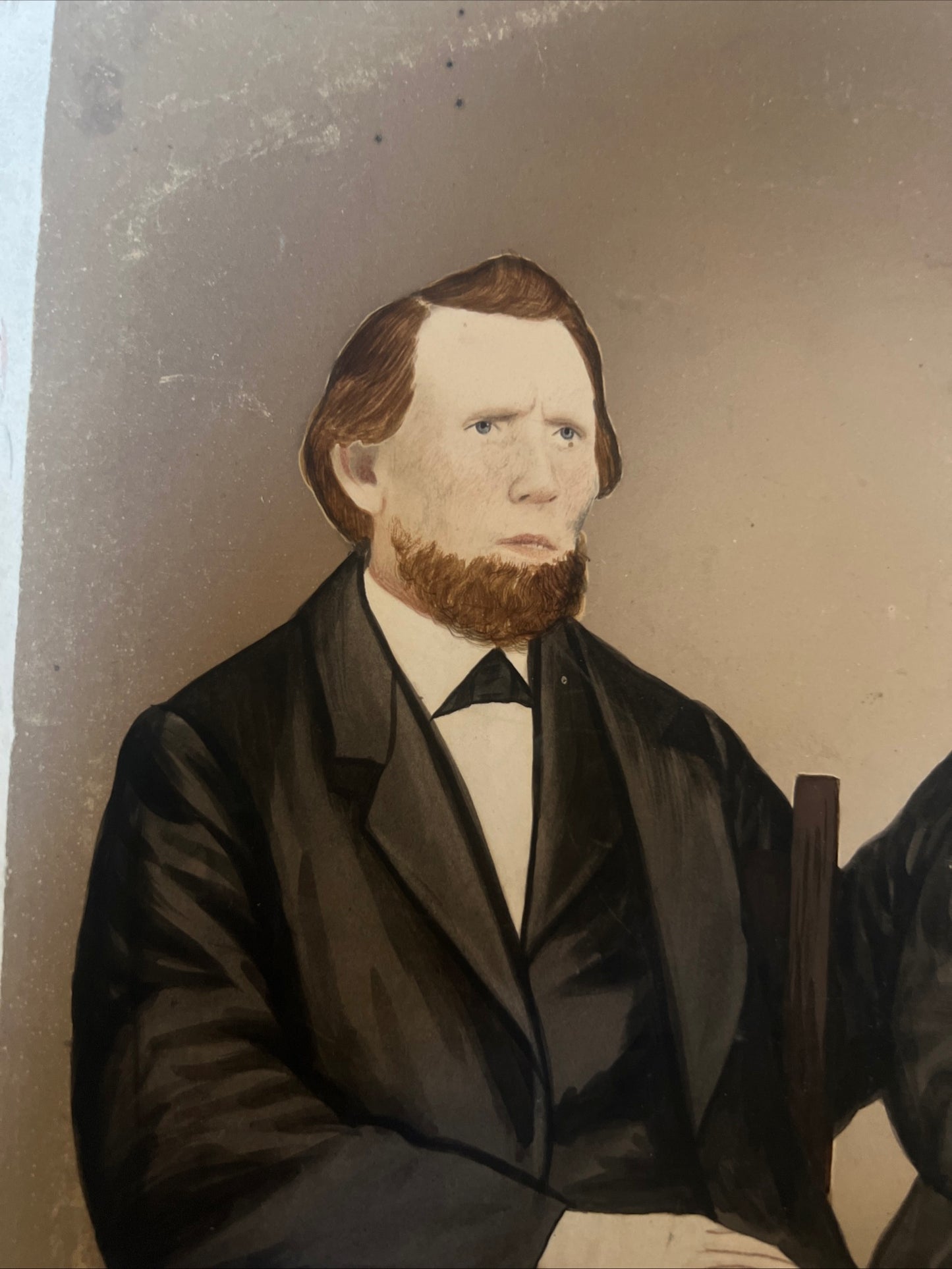 Vintage Painting of Georde and Hulda Draper