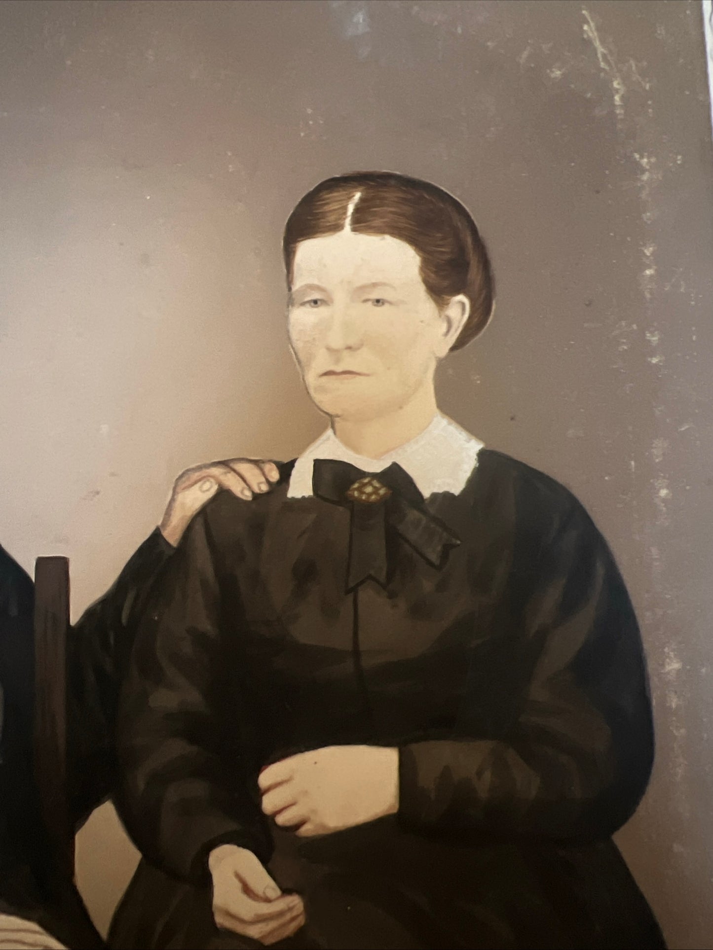 Vintage Painting of Georde and Hulda Draper