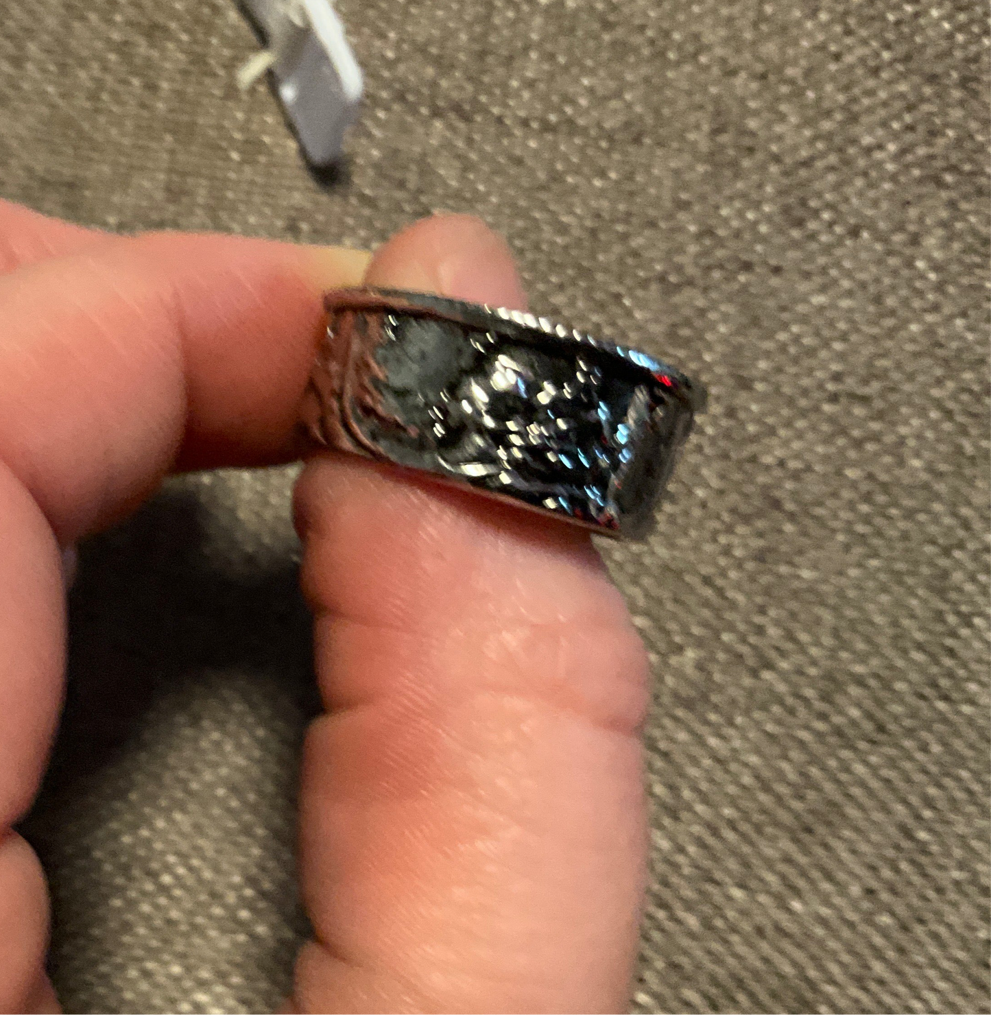 1943 Walking Liberty Half Dollar Coin Ring – WWII Era Handmade Silver Band