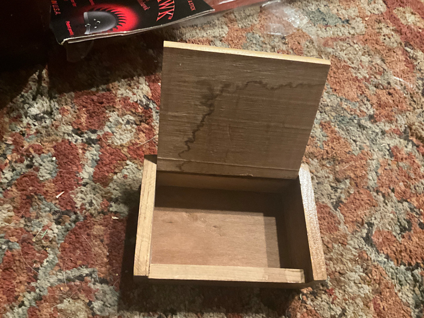 Handmade Medjugorje Wooden Prayer Box | Virgin Mary Icon | Catholic Keepsake